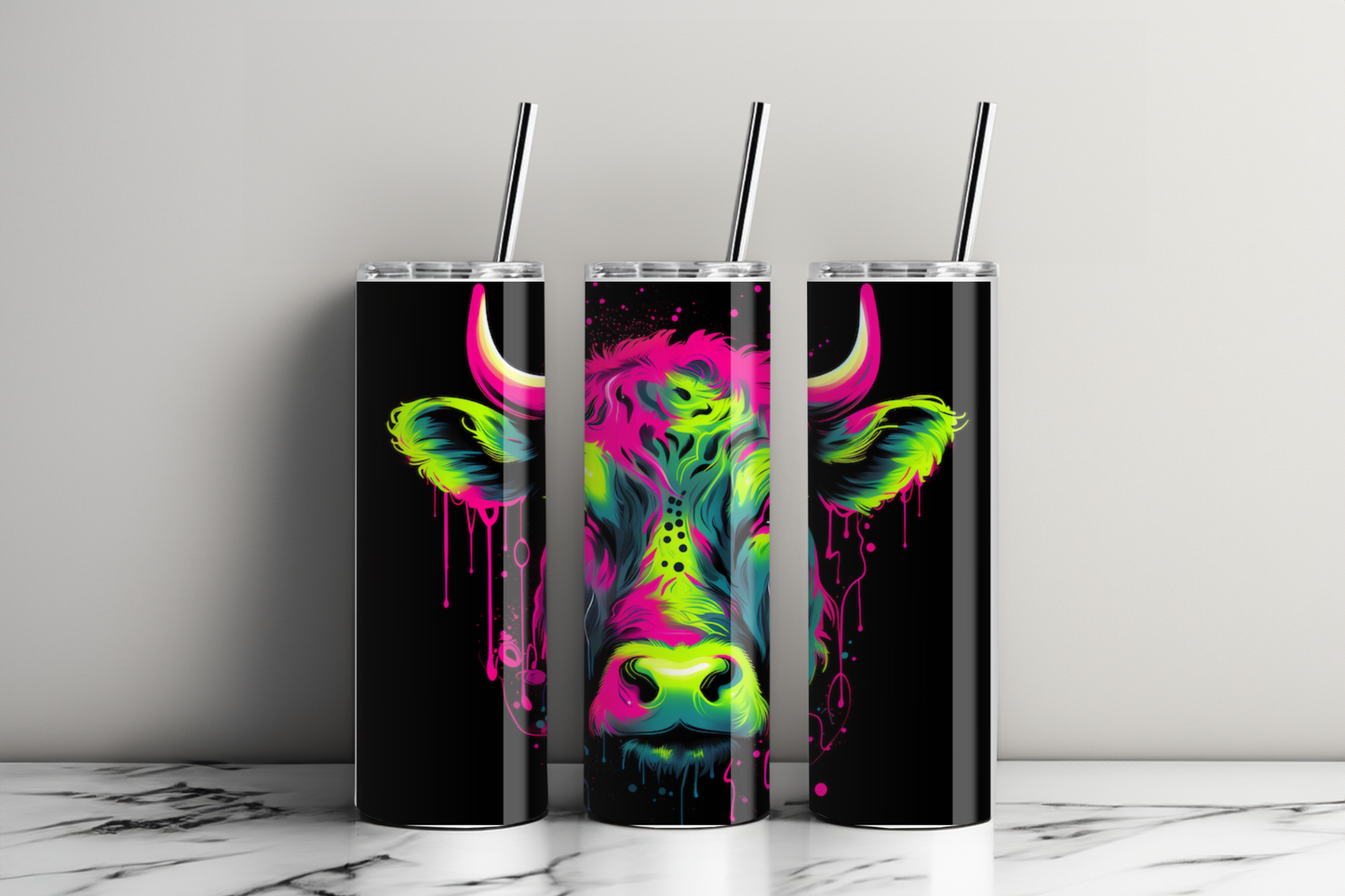 Neon cow