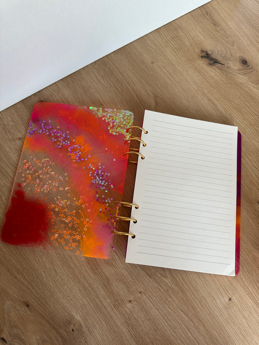 Notizbuch DIN6 Orange Gold