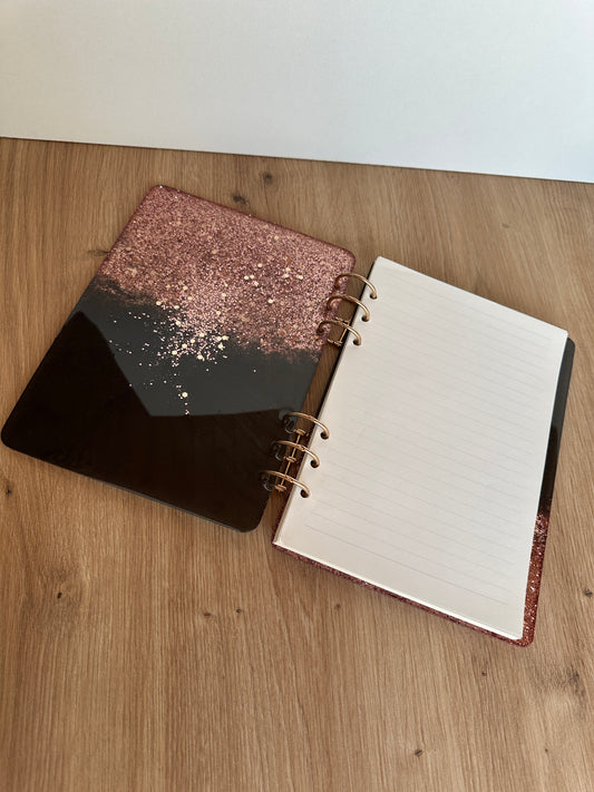 Notizbuch Rose -schwarz