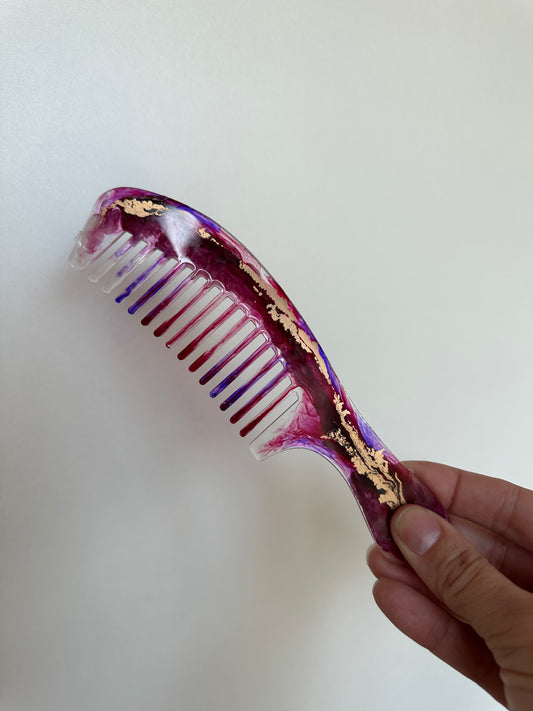 Epoxidharz Haarkamm klein