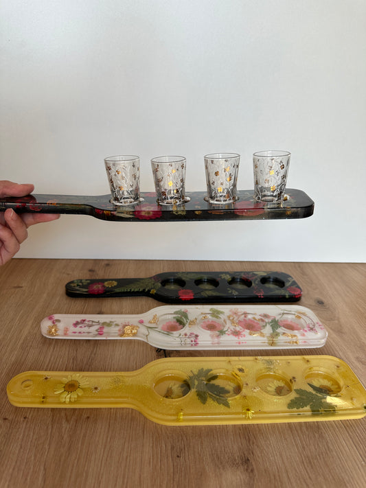 Epoxidharz Schnäpsle Brett