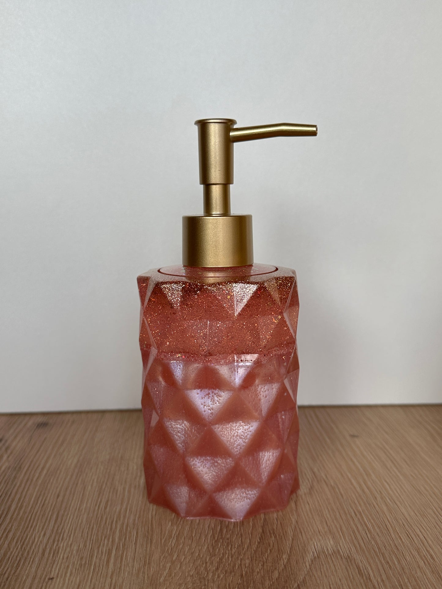 Epoxidharz Seifenspender Peach