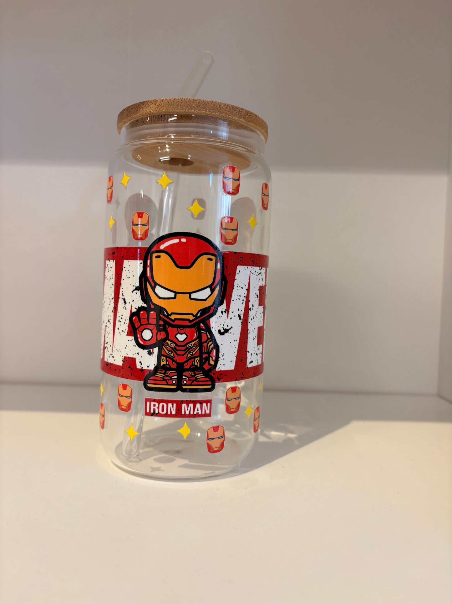 Trinkglas mit Motiv