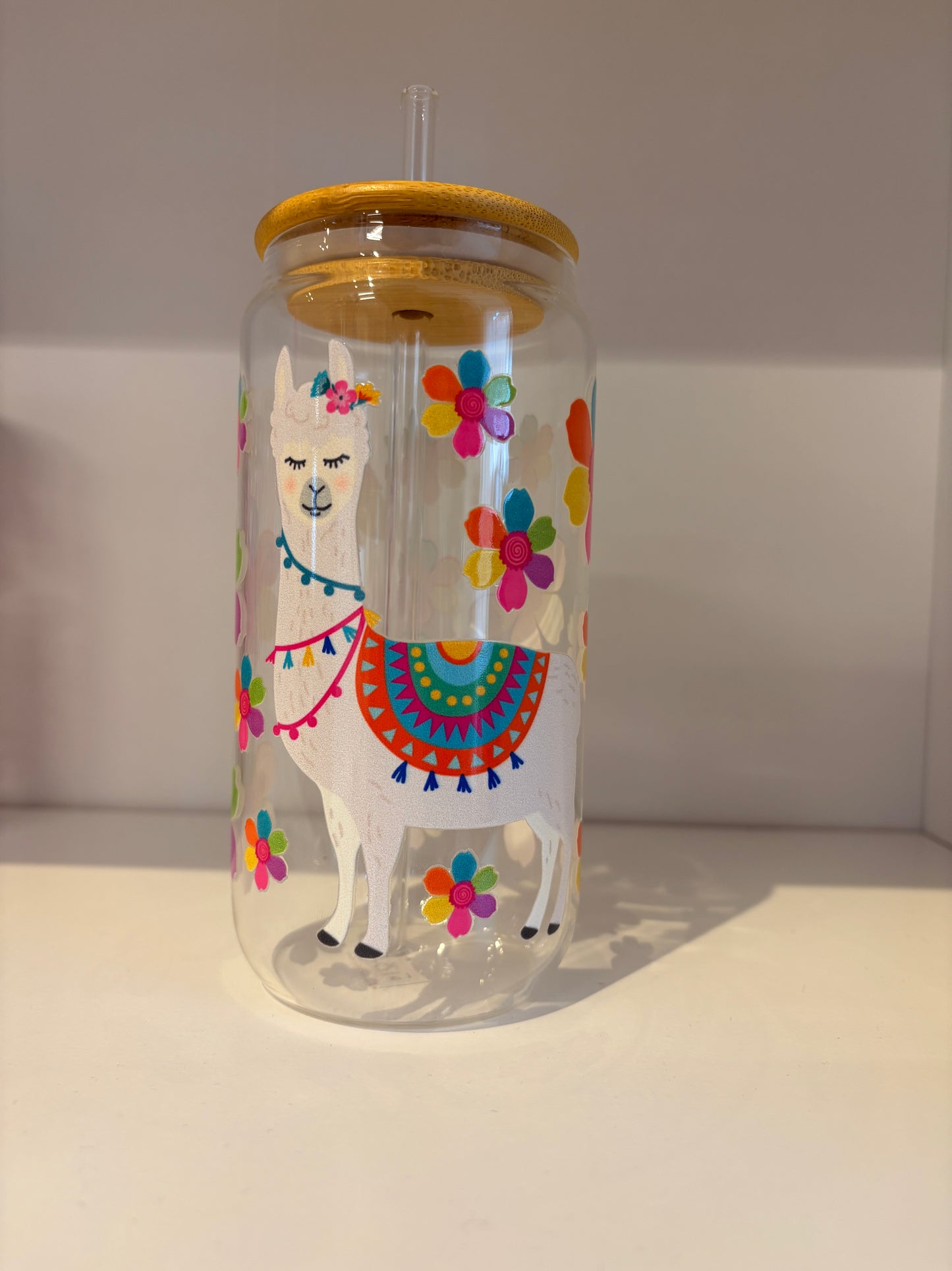 Trinkglas mit Motiv