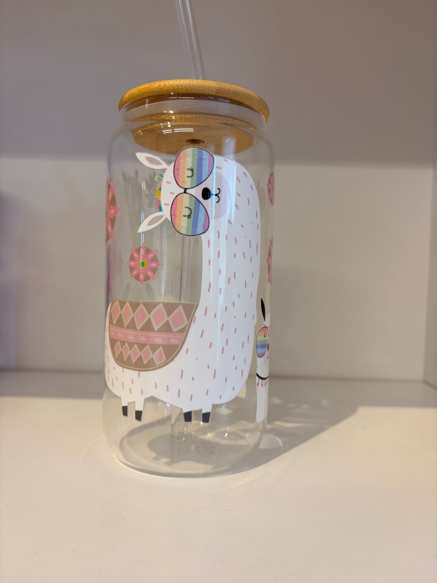 Trinkglas mit Motiv