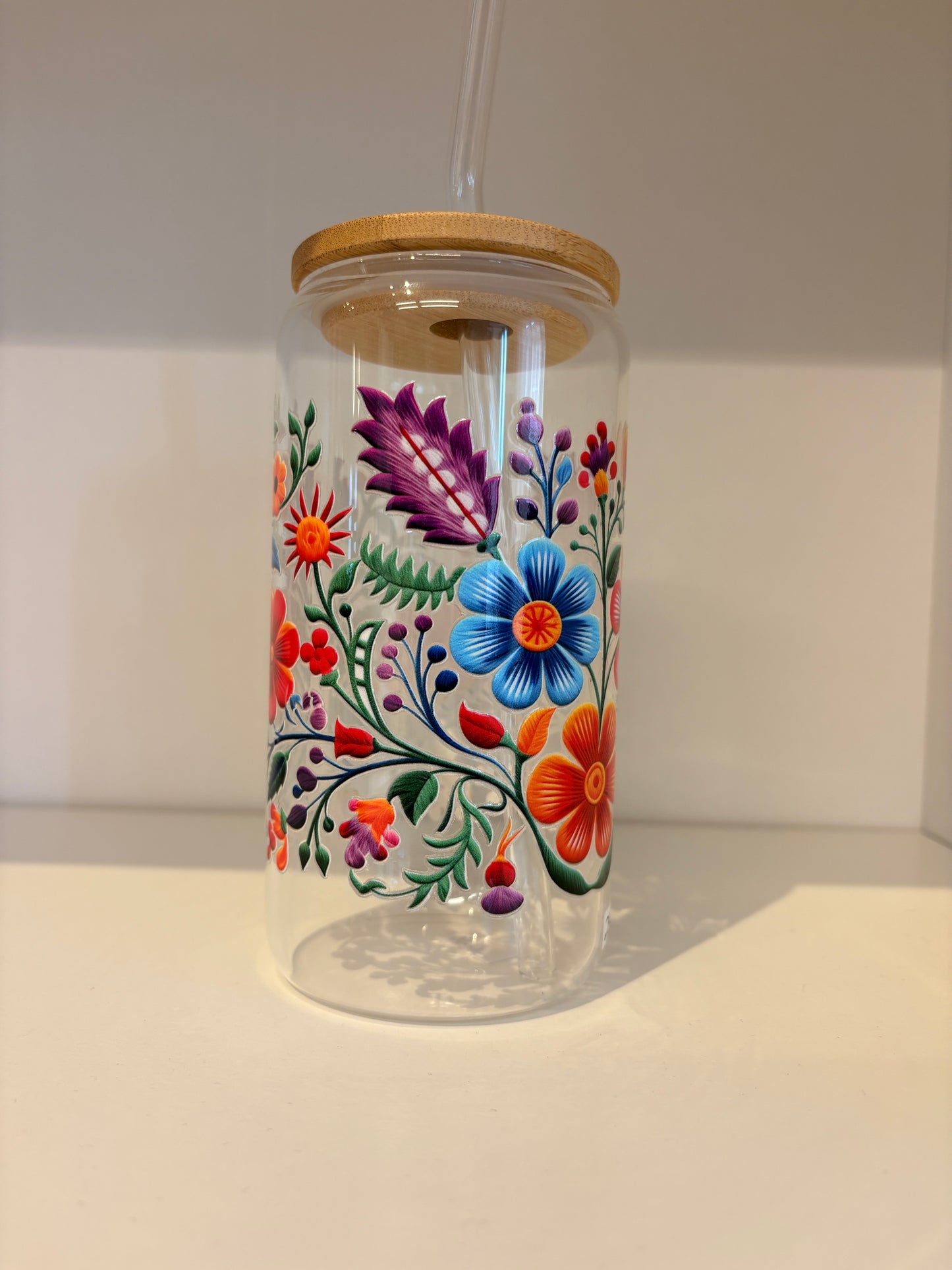 Trinkglas mit Motiv